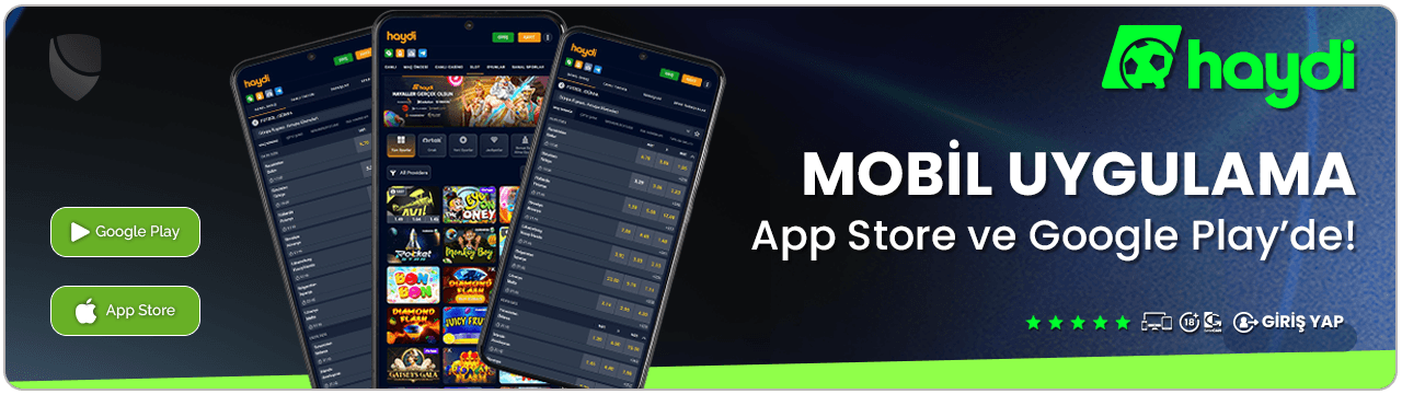 Haydi - Güvenilir Spor Bahisleri - Canlı Casino - Slot