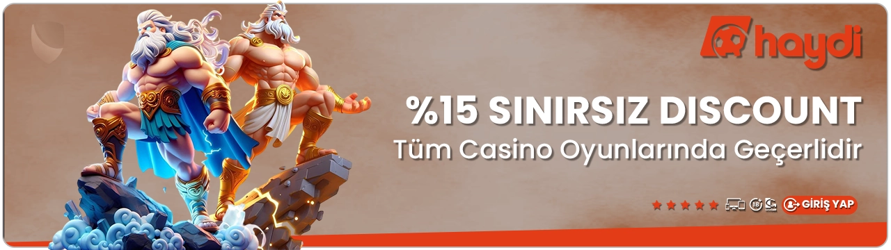 Haydi - Güvenilir Spor Bahisleri - Canlı Casino - Slot
