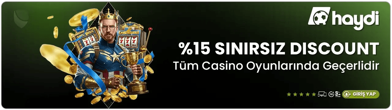 Haydi - Güvenilir Spor Bahisleri - Canlı Casino - Slot